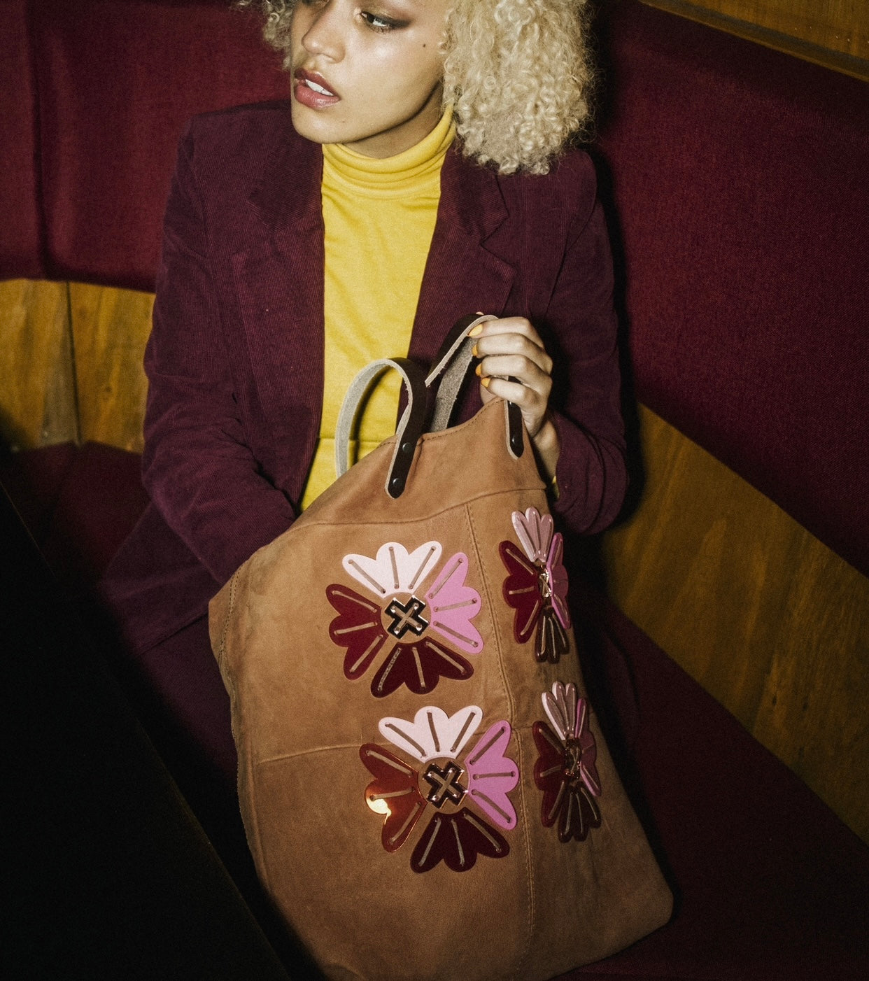 Tote - Flower - Pinks