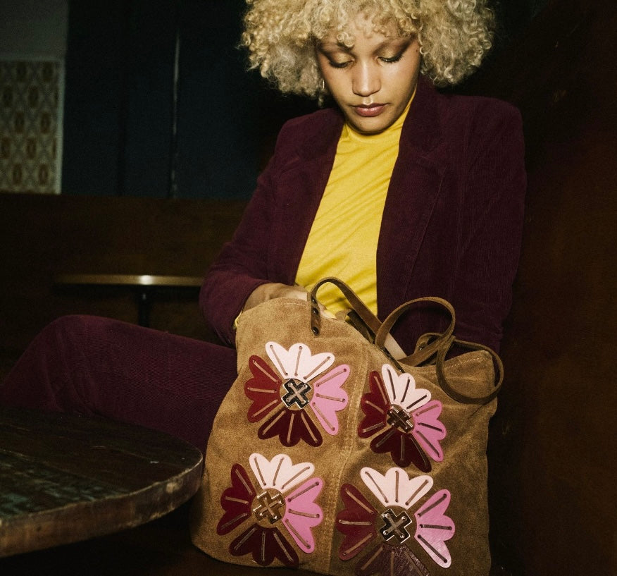 Medium Bag - Flower - Pinks