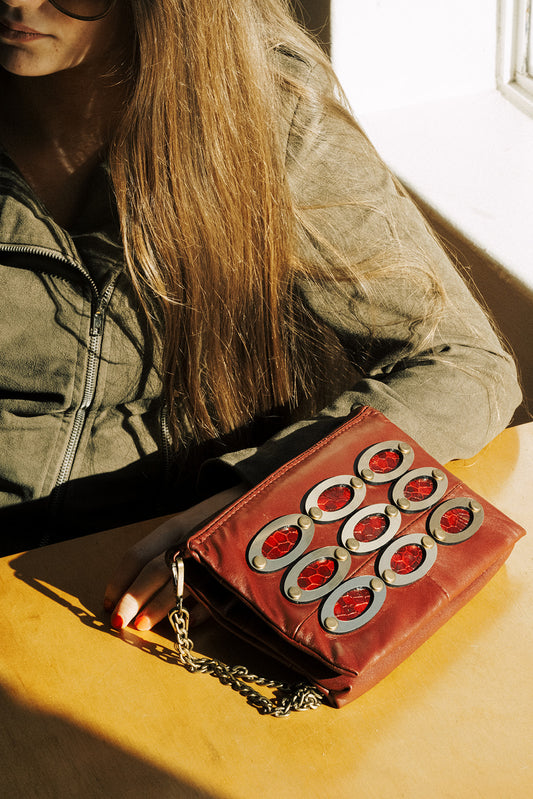 OPHELIA - SMALL BAG BURGUNDY