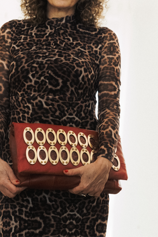 OPHELIA - CLUTCH DEEP RED